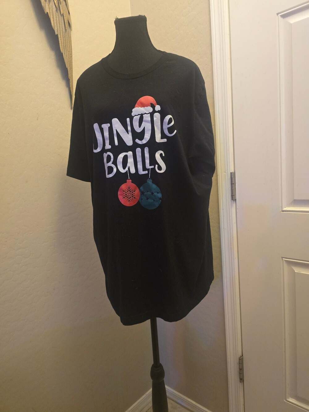 Bella+Canvas 'Jingle Balls' Funny Christmas Graphic T-Shirt